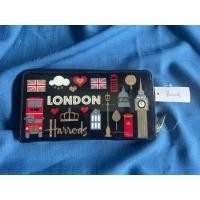 ราคา แท้%จากอังกฤษกระเป๋าใส่ธนบัตร/เครดิตคาร์ด/เหรียญ✨Harrods Glitter London Long Wallet⭐️ (28576785467)