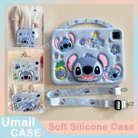 ราคา เคสซิลิโคนอ่อนนุ่มสําหรับ Samsung Tab A9 A11 8.7 X110 X133 X135 A9 + A11 + A11 Plus 5G X210 X230 X236B Retractable Stand ฝาครอบแท็บเล็ต (54953901225)