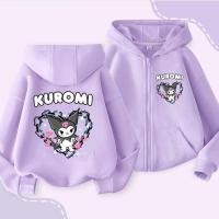 ราคา Kid Kuromi Graphic Hoodie - แจ็กเก็ตซิปลายคาแรกเตอร์จาก Sanrio เพื่อเด็กหญิง (56501680950)