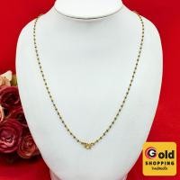 ราคา สร้อยคอทองเหลืองโบราณลายไข่ปลาคั่นแท่งเเบน ความยาว 24 นิ้ว งานทองเหลืองแท้ งานดิบไม่ได้ชุบ ทองเหลืองโบราณ (28991952351)