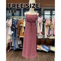 ราคา Dr1880 มือสอง 0X อก 40-44 ✨ Forever 21+ (Plus Size) ของแท้ เดรสสลิปวินเทจโทนสีแดงอมม่วง (Burgundy) (57702238077)