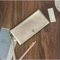ราคา New Tory Burch Emerson Slim Wristlet Envelope Wallet (10307351427)
