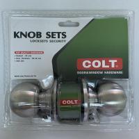 ราคา ลูกบิด COLT8802-BK KNOB SET ลูกบิดประตูห้องน้ำ (9409695773)
