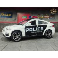 ราคา รถตำรวจ โมเดลรถเหล็กรถตำรวจ มีไฟ มีเสียง Police car รถตำรวจของเล่น scale 1:32 (20796050380)
