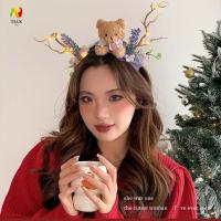 ราคา INQUIRY IMPACT LED ที่คาดผมคริสต์มาส, ที่คาดผม Plush Glitter Antlers, ตลกเรืองแสง Elk ผม Hoop Elk ผม Band เรืองแสงปีใหม่แถบคาดศีรษะตกแต่งคริสต์มาส (48000882302)