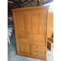 ราคา ตู้ผ้าไม้สักแบบบานเปิดปิดขนาด120*180 (41214747720)