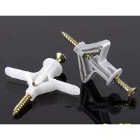 ราคา (1ถุงบรรจุ100ตัว)ฟลุก พุ๊กผีเสื้อ ปุ๊กผีเสื้อ พุกพลาสติก พุ๊กยิงผ้า พุกยิปซัม พุกร่ม ปุ๊กยิงยิปซั่ม ปุ๊กร่มพลาสติก (7051731316)