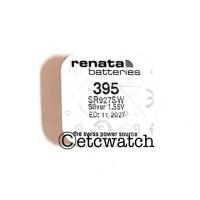 ราคา พร้อมส่ง> ถ่านกระดุม Renata 395 / SR927SW Silver 1.55V Swiss Made สำหรับ GAC-100 GAC-110 (1498858017)