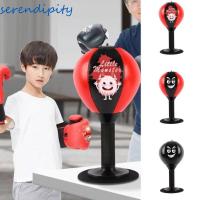 ราคา SERENDIPITY กระเป๋าเจาะเดสก์ท็อป,พร้อมถ้วยดูด Inflatable Boxing Training Bag, ส่งเสริมการพัฒนาโต๊ะ Mountable Wall Mountable โต๊ะมวย Punch Ball Home Training (52003385941)