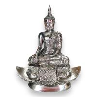 ราคา พระอู่ทองนั่งเรือ เงินยวง กว้าง 5นิ้ว สูง 10นิ้ว (21894584913)