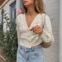 ราคา ✨Betsy Cardigan✨เสื้อครอปคาร์ดิแกนไหมพรม ปักลายดอกไม้น่ารัก (8897131347)