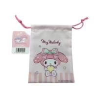 ราคา พร้อมส่งจากไทย ถุงผ้าเชือกรูดจากญี่ปุ่น Sanrio ลาย Kuromi / My Melody (45252649826)