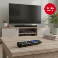 ราคา รีโมทคอนโทรลสําหรับ Roku-TV ใช้ได้กับสมาร์ททีวี Hisense, Onn, Sharp Roku Series (50350840610)