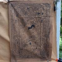 ราคา ผ้ายันต์ม้าเสพนางไม่ทราบที่ขนาด37×52ซม. (40114875908)