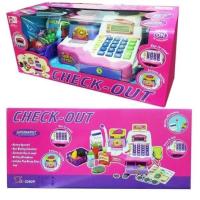 ราคา cashier size XL PinK SET ใหญ่คุ้ม! ชุดของเล่นขายของ เครื่องคิดเงินเด็ก ชุดของเล่นแคชเชียร์ของเล่นคิดเงินได้จริง TY743 (18491404646)