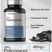 ราคา Policosanol 40mg | 200 Capsules | Non-GMO and Gluten Free | by Horbaach (27534316704)