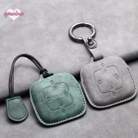 ราคา [qowine] หนัง 4 ปุ่มรถ Remote Key Case สําหรับ Zeekr 001 X 2021 2022 2023 สําหรับ ZEZKR 001 009 Full Protector Fob พวงกุญแจ TH (45453369038)