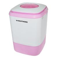ราคา SMARTHOME เครื่องซักผ้ามินิกึ่งอัตโนมัติ 4Kg. รุ่น SM-MW2502 สีชมพู (2361097201)