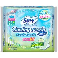 ราคา โซฟีคูลลิ่งเฟรชเนเชอรัลผ้าอนามัยซูเปอร์สลิม0.1 มีปีก 25ซม. 12ชิ้น (29133415720)