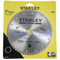 ราคา Stanley ใบเพชรตัดปูน / ตัดหินอ่อน ขนาด 7 นิ้ว แบบ Turbo (แห้ง / น้ำ) รุ่น STA47700L ( Diamond Disc ) (709364050)