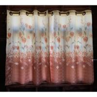 ราคา ผ้าม่าน 4 ผืน ผ้าม่านหน้าต่างสำเร็จรูป พิมพ์ลายดอกทิป ขนาดกว้าง 100 ซม. ยาว 130 ซม.มือสองใหม่มาก (4813349072)
