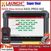 ราคา Launch X431 PRO3 ACE Scan เครื่องมือสําหรับออนไลน์ ECU Coding Topology แผนที่ CANFD DoIP SGW ทั้งหมดระบบเครื่องมือวินิจฉัย 37 + บริการ (28604757302)
