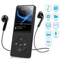 ราคา เครื่องเล่น MP3 แบบพกพาหน้าจอแสดงผลดิจิตอลรองรับ 128GB บลูทูธ MP4/MP3 Lossless วิทยุ FM Walkman (28207670829)