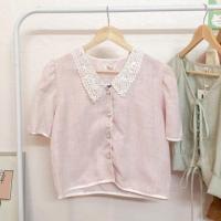 ราคา F008 น้องเสื้อชมพูอ่อน ปกลายลูกไม้ (8917011636)