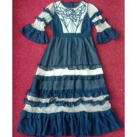 ราคา เดรสผ้าชีฟองน้ำเงินขาวงานBo Rich Ta (14248390951)