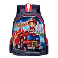 ราคา Cartoon Police Car Kindergarten Backpack Fire Truck Middle and Large Class Boy Racing School Bag Children Lightweight 3-6 Backpack Children Backpack 995r (55153672634)