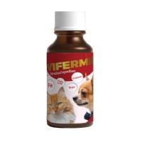 ราคา Vifermin (ชนิดน้ำ 100 ml) วิตามินบำรุงเลือด สุนัขแมว เลือดจาง ท้อง ให้นมลูก แม่พันธุ์ (9047481345)
