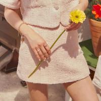 ราคา lookbooklookbook potato shorts pink tweed กระโปรงกางเกง สีชมพู Size L New in Pack (29338809680)