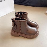 ราคา รองเท้าบูทเด็กผู้หญิง ทรงมาร์ติน สไตล์วินเทจ บุขนนุ่ม พื้นหนากันลื่น ใส่สบาย ฤดูหนาว (54153280019)