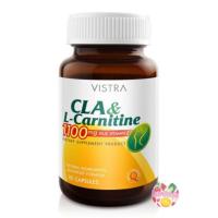 ราคา Vistra CLA&L-Carnitine 1100 mg Plus Vitamin E วิสทร้า ซีแอลเอ แอล คาร์นิทีน พลัส วิตามิน อี 30 แคปซูล (889474709)