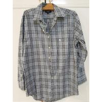ราคา เสื้อ​เชิ๊ต​ Burberry​ สีเทาตารางฟ้า (22252590099)