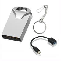 ราคา ดิสก์ USB ขนาดเล็กโลหะแท้สำหรับสมาร์ทโฟนและคอมพิวเตอร์ มีสาย USB เป็น Type C ขนาด 16GB, 32GB, 64GB, 128GB (40912793758)