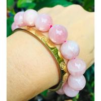 ราคา กำไลหินนำโชคโรสควอส ขนาด14มิล (20460364761)