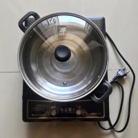 ราคา SMARTHOME เตาแม่เหล็กไฟฟ้าพร้อมหม้อและฝาแก้ว รุ่น WPA-2009 (มือสอง) (25220980716)