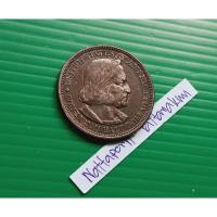 ราคา เหรียญ Half Dollar Columbus ปี 1892 #เนื้อเงิน .900 Silver (26052668463)