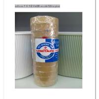 ราคา เทปใส แกน 1 นิ้ว 1/2 นิ้วx36 หลา (แพ็ค12ม้วน) ยูนิเทป (40000457234)