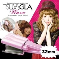 ราคา TSUYAGLA WAVE เครื่องหนีบผมลอนเมอร์เมดลอนมาม่า ขนาด 32mm รับประกันสินค้านาน 3 เดือน (3852252502)