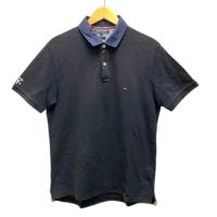 ราคา TOMMY HILFIGER Polo Shirt Navy cotton Direct from Japan Secondhand (45304021909)