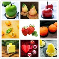ราคา แม่พิมพ์ซิลิโคนมูสฝรั่งเศส 8 พร้อม Apple Pear Diamond Love Fruit Mold Egg (29641860609)