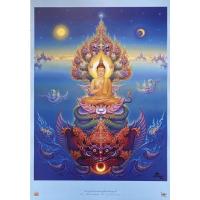 ราคา ภาพพิมพ์ พระพุทธเจ้าประทานพรเหนือกิเลสมาร โดย อ.เฉลิมชัย โฆษิตพิพัฒน์ (6371786989)