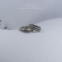 ราคา [Silver Gallery] แหวนเงินแท้ 92.5 ไม่ลอก แหวนเงินงานแฮนด์เมด Silver Ring Handmade แหวนเงิน แหวนเกลี้ยง แหวนท้องปิง (22789701820)