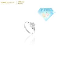 ราคา Louis Montini (Jewelry) Sterling Silver 925 Ring แหวนเงินแท้ 92.5% แหวนผู้หญิง รูปเพชร LJRG13 (19968148296)