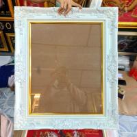ราคา กรอบเปล่าหลุยส์ สีขาว ใส่รูป ขนาด 15x21 นิ้ว และ 16x20 นิ้ว (กดเลือกที่ตัวเลือก) (20087389657)
