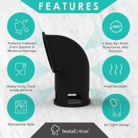 ราคา Silicone Steam Release Diverter Accessory -Choose between 2 Models for Instant Pot Duo Nova Smart or LUX Evo Ninja Foodi (10423039389)