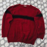 ราคา เสื้อสเวตเตอร์ sweater ไหมพรมสีแดง (999730819)