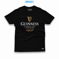 ราคา GUINNESS เสื้อยืดผู้ชาย 24S ผ้าฝ้ายพรีเมี่ยม COMBED TYPE 5 (28161882806)